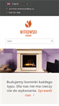 Mobile Screenshot of kominki-witkowski.pl